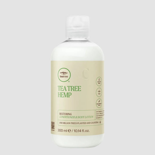 Tea Tree Hemp Restoring Conditioner and Body Lotion
